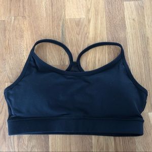 Black Lululemon Bra with inserts.